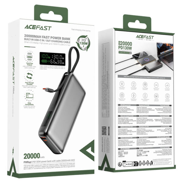 3 POWERBANK ACEFAST 130W M22
