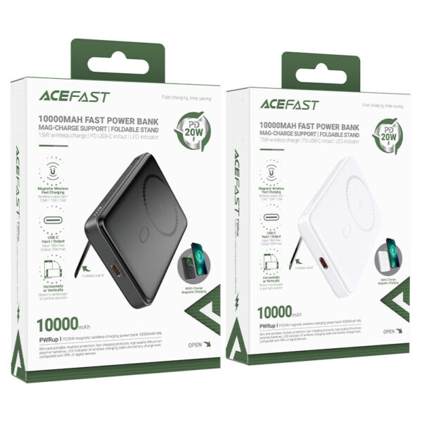 4 POWERBANK ACEFAST MAGNETIC 10000 MAH 20W M6