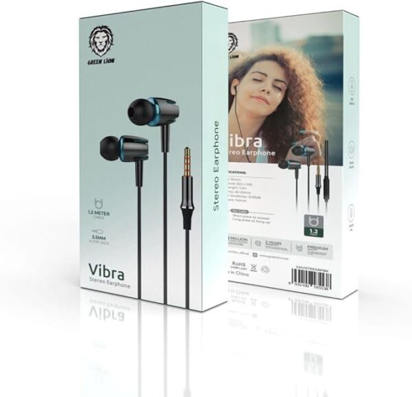 EARPHONE GREEN LION VIBR