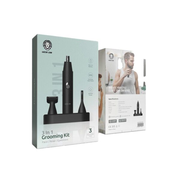 3 IN 1 GREEN LION GROOMING KIT