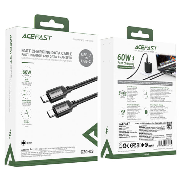 acefast-c20-03-usbc-to-usbc-charging-data-cable-packaging CABLE ACEFAST C TO C C20 03